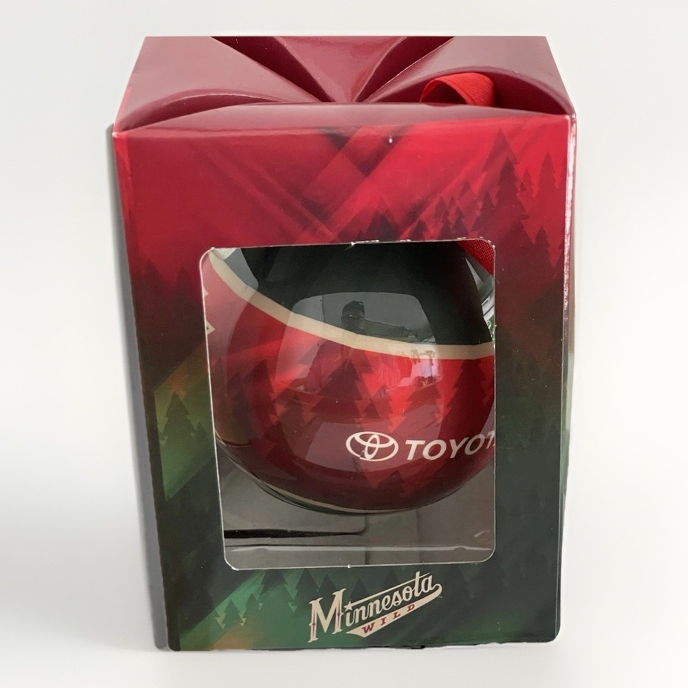Minnesota Wild 15th Anniversary Ornament 2000–2015 Fox Sports North Toyota - Picture 2 of 6